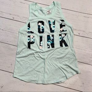 Victorias Secret Love Pink Tank Top Size Medium